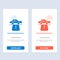 Advantage, Authority, Car, Carpet, Comfort  Blue and Red Download and Buy Now web Widget Card Template