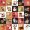 Advent calendar. Winter holiday poster, December dates of festive events with Christmas characters Santa Claus, deer and