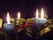 Advent wreath (4 candles)