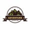 Adventure, Camping, Campfire, Camping, Logo Vector Illustration. Vintage Design