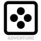 Adventure conceptual graphic icon