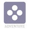 Adventure conceptual graphic icon