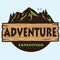 Adventure Mountain Camping Logo Template Vector