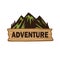 Adventure Mountain Expedition Camping Logo Design