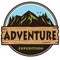 Adventure Mountain Expedition Camping Logo Template