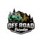 adventure off road vehicle suv logo vector