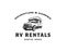 Adventure RV Camper Car Logo. RV Rental and Tour Logo Designs Template