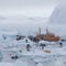 Adventure scientific expedition in Antarctica generative AI