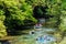 Adventure team doing rafting of the Voidomatis River in Zagori