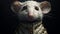 Adventure-themed Rat Portrait By Anton Semenov