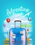 Adventure time. Vector travel illustration