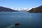 Adventure Tourists in a Zodiac of Ventus Australis at Ainsworth Bay in Patagonia. Chile