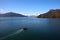 Adventure Tourists in a Zodiac of Ventus Australis at Ainsworth Bay in Patagonia. Chile