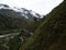 Adventure zipline canopy near Santa Teresa green rainforest valley andes mountains Aguas Calientes Machu Picchu Peru