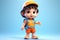 Adventurous 3D Cartoon Boy: Expressive Character Design for Projects