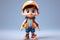 Adventurous 3D Cartoon Boy: Expressive Character Design for Projects