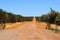 Adventurous 4WD Holland Track, dirt road in Western Australia