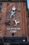 Advert for Guinness on brick wall exterior of public house Liverpool March 2020