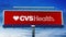 Advertisement billboard displaying logo of CVS Health Corp