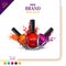 Advertisement promotion banner for trendy colorful Nail Polish fashion