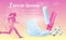 Advertising Banner Hygienic Feminine Products