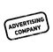 Advertising company advertising sticker