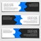 Advertising Header, Footer Web Banner Background Mockup wavy, wave with blank space. Vector Design Mockup