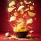 Advertising image of potato chips