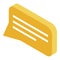 Advertising manager chat icon, isometric style