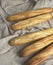 Advertising photography of baguettes