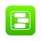 Advice chat icon green vector