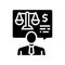advising clients on foreign exchange legislation glyph icon vector illustration