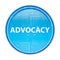 Advocacy floral blue round button