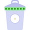 Adware icon flat vector basket bin on white