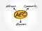 AEC - African Economic Community acronym, business concept