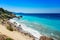 Aegean coastline of city of Rhodes Rhodes, Greece