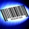 Aegean Sea - barcode with futuristic blue background