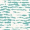 Aegean teal broken stripe seamless background with grunge wave texture. Summer coastal living style rustic grunge home