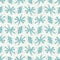 Aegean teal mottled flower linen texture background. Summer coastal living style 2 tone fabric effect. Sea green wash