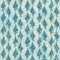 Aegean Teal seashell nautical sealife seamless pattern. Grunge distress faded linen effect background for marine home