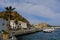 Aeolian island Vulcano panorama scenic port