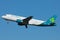 Aer Lingus plane landing on runway
