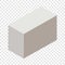 Aerated concrete icon, isometric 3d style