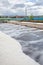 Aeration volumes for water in wastewater treatment plant