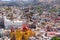 Aereal view of downtown Leon Guanajuato Mexico city