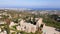 Aerial 4K beautiful Bellapais Village with monastery in Kyrenia, North Cyprus
