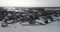 Aerial 4k drone video of view of Lukovnya village