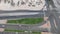 Aerial 90 degree view of city roads | Abu Dhabi city airport road and Al Hosn museum| Corniche