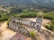 Aerial abandoned church