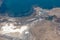 Aerial abstract view of Great Ocean Road coastline, Victoria, Australia